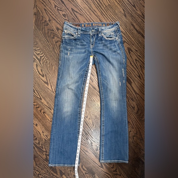 Rock Revival May Easy Boot Women's Medium Wash Boot Cut Jeans Size 29 - Picture 10 of 11